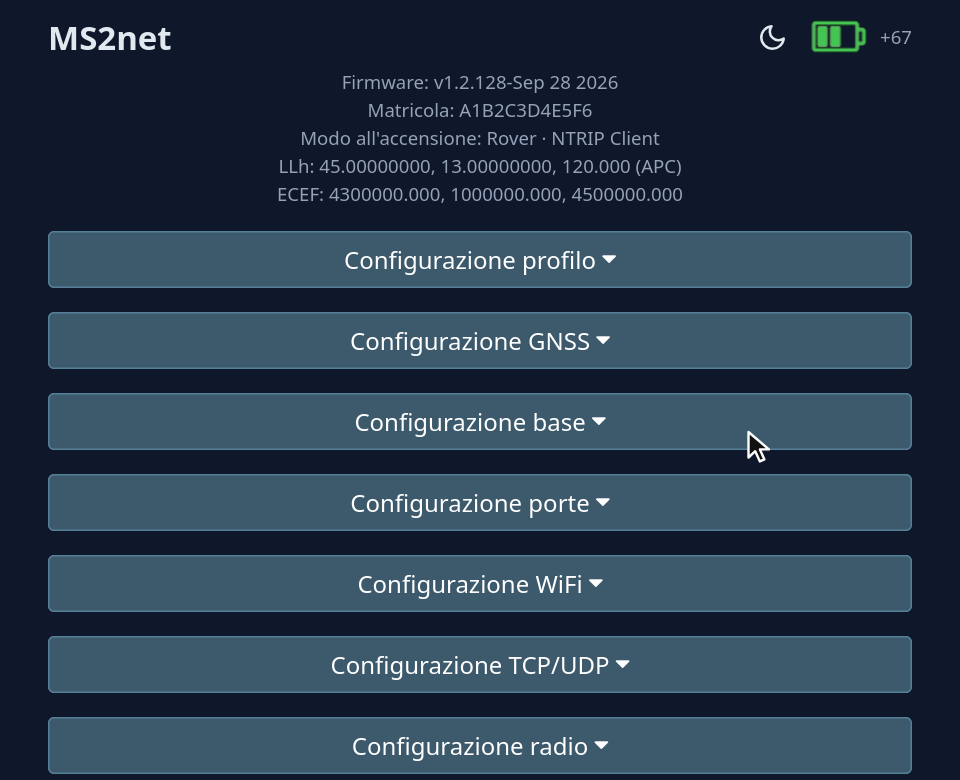 Animazione: nuova rete, modo WiFi
