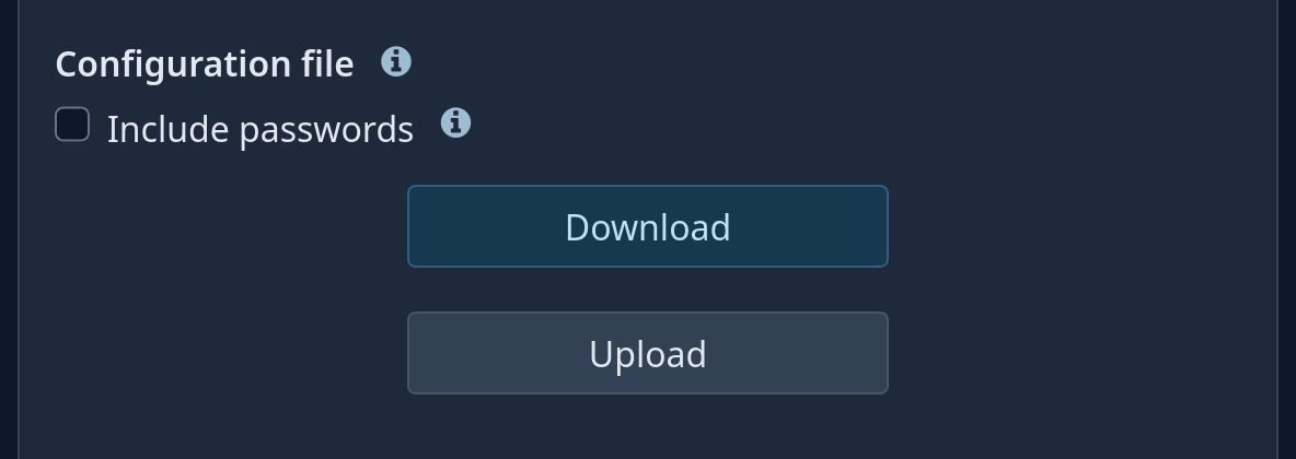 Configuration file